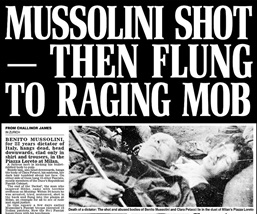 Mussolini Death Facts